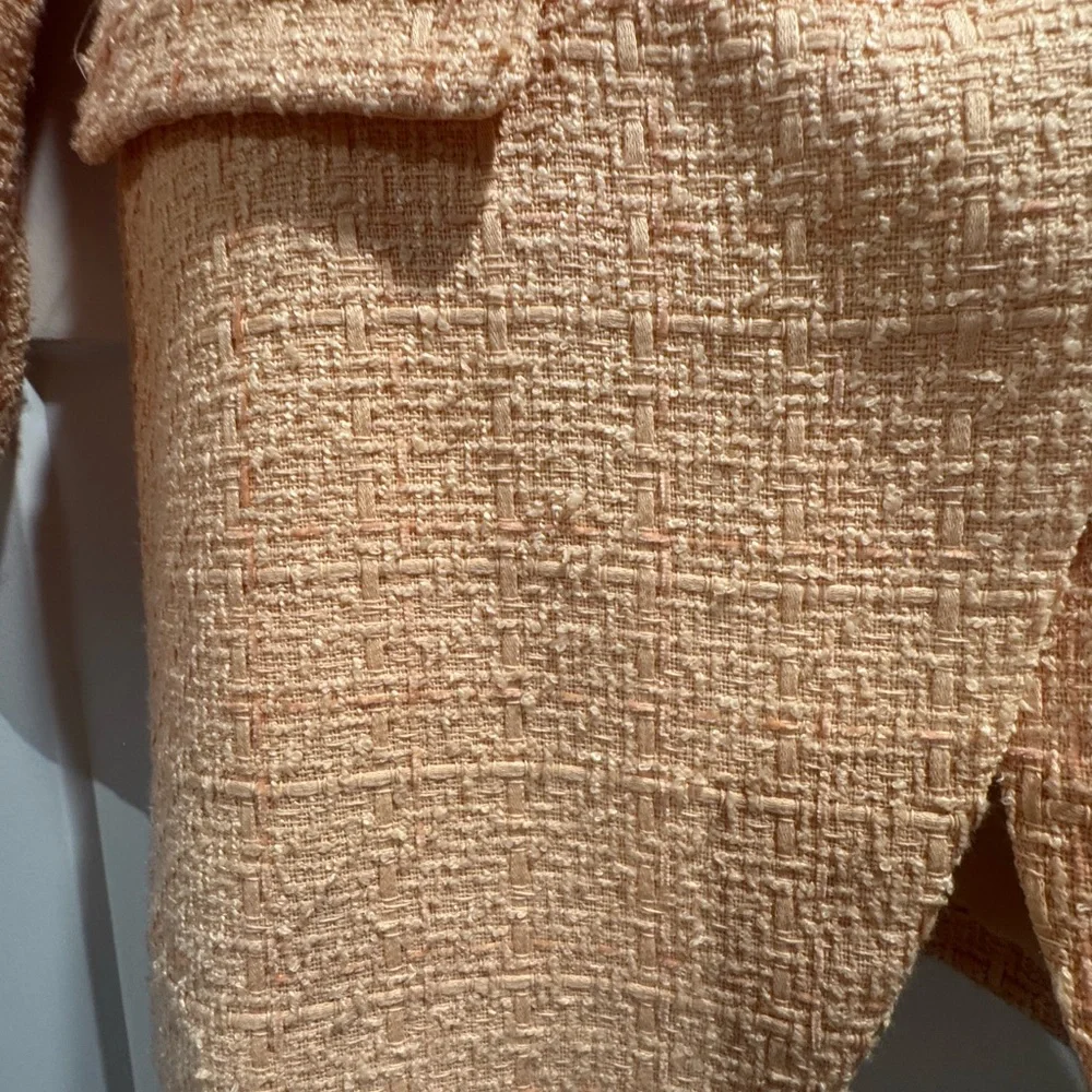 Elegant Women's Blazer in Peach by Jason Wu - Picture 3 of 6